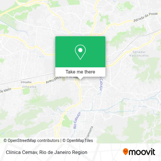 Clínica Cemav map