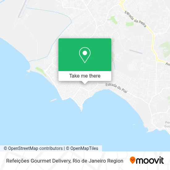 Refeições Gourmet Delivery map