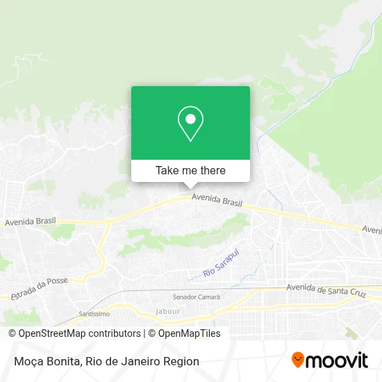 Moça Bonita map