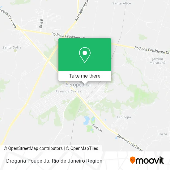 Drogaria Poupe Já map