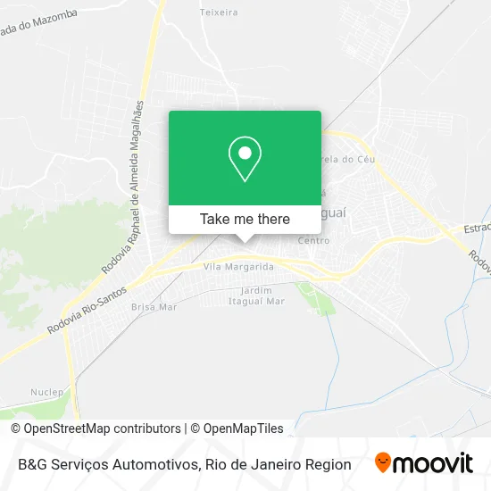 B&G Serviços Automotivos map