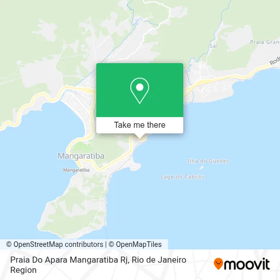 Praia Do Apara Mangaratiba Rj map