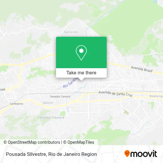 Pousada Silvestre map