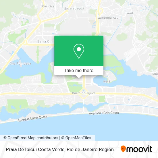 Praia De Ibicuí Costa Verde map