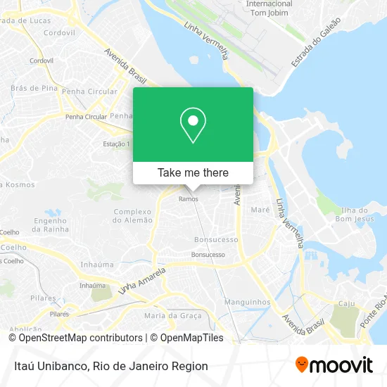 Itaú Unibanco map