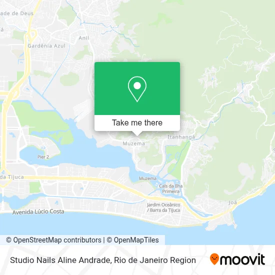 Studio Nails Aline Andrade map