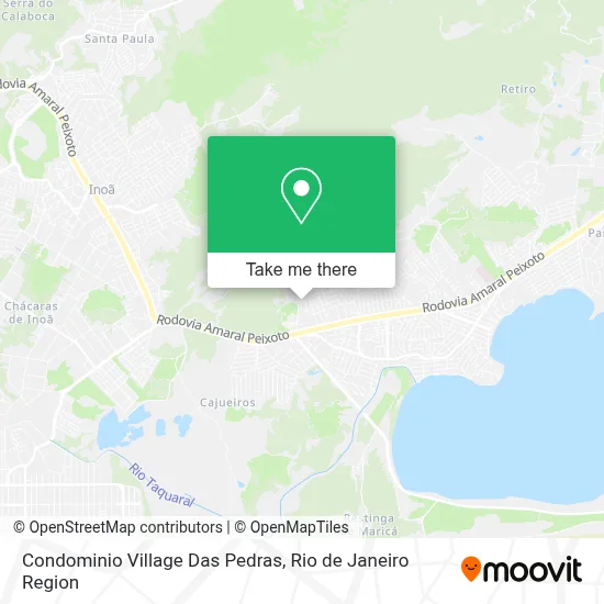 Condominio Village Das Pedras map