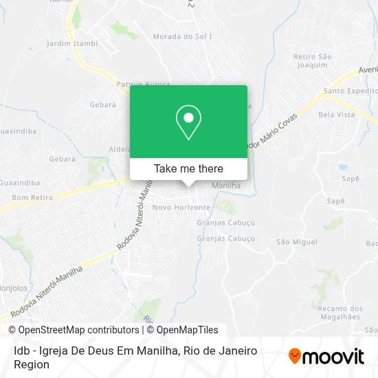 Idb - Igreja De Deus Em Manilha map