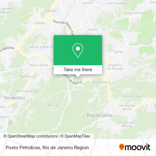 Posto Petrobras map