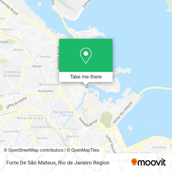 Forte De São Mateus map