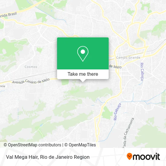 Val Mega Hair map