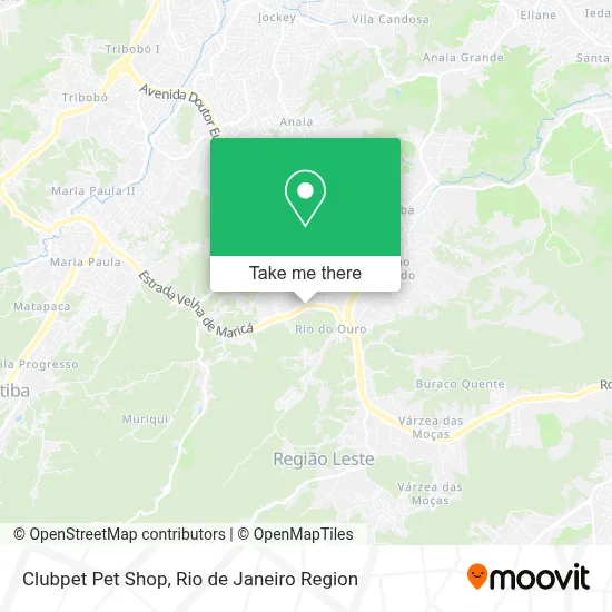 Clubpet Pet Shop map