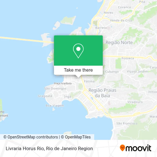 Livraria Horus Rio map