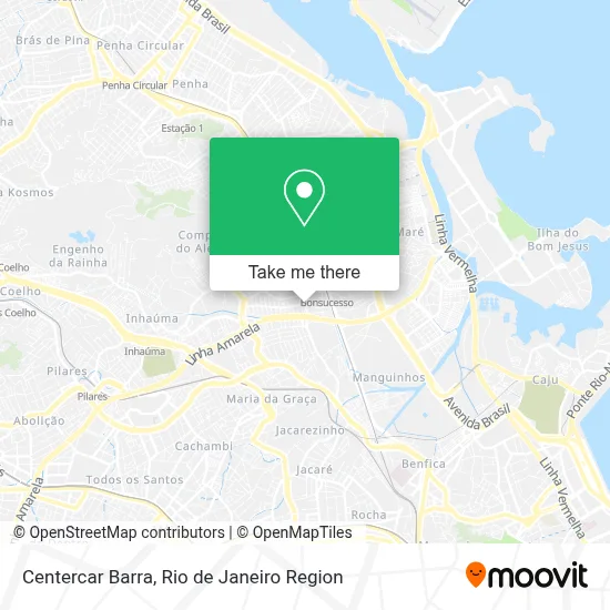 Centercar Barra map