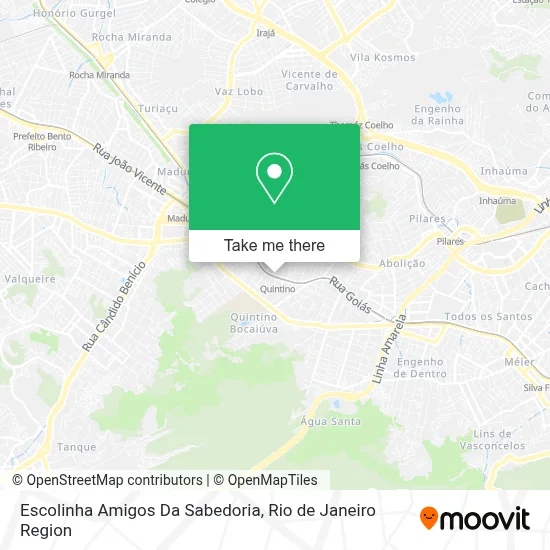 Escolinha Amigos Da Sabedoria map