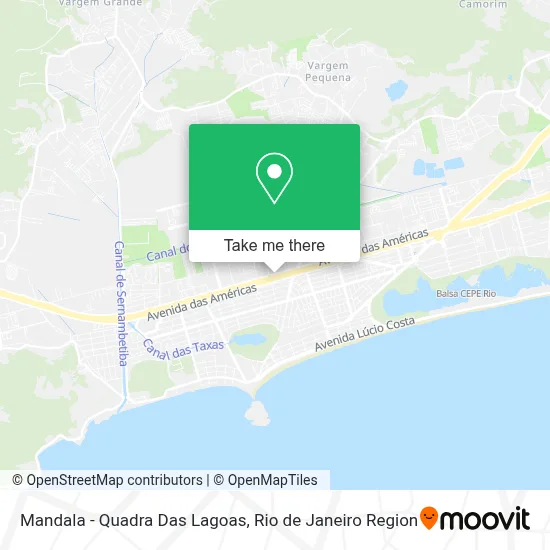Mandala - Quadra Das Lagoas map
