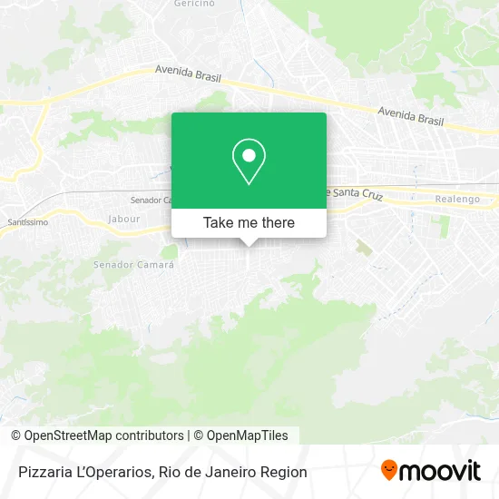 Pizzaria L’Operarios map