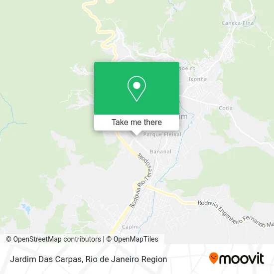 Jardim Das Carpas map