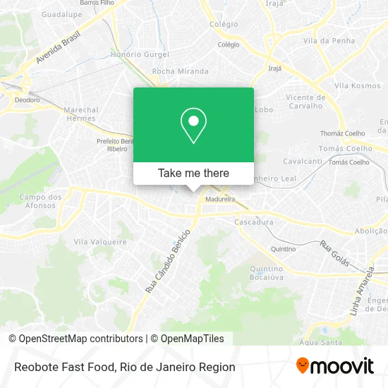Reobote Fast Food map