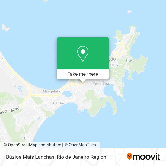Búzios Mais Lanchas map