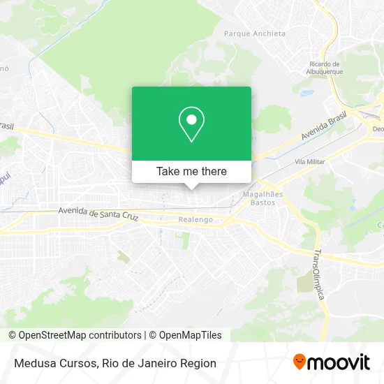 Medusa Cursos map