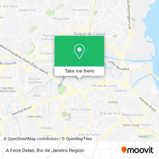 A Feira Delas map