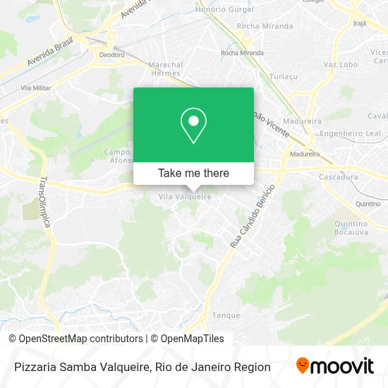 Pizzaria Samba Valqueire map