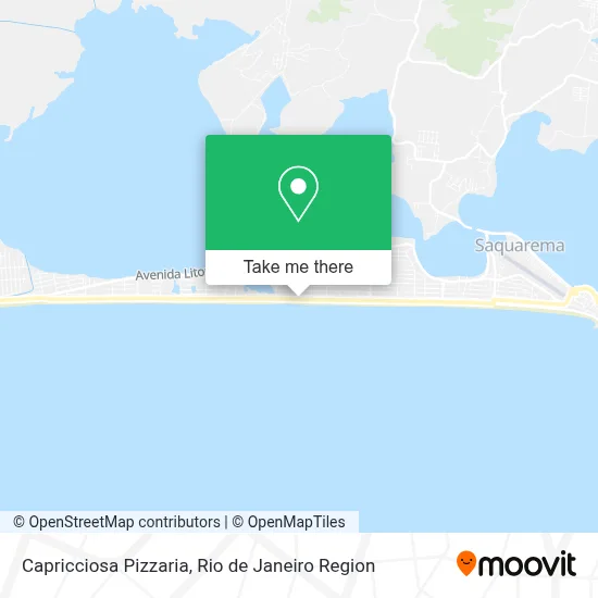 Capricciosa Pizzaria map