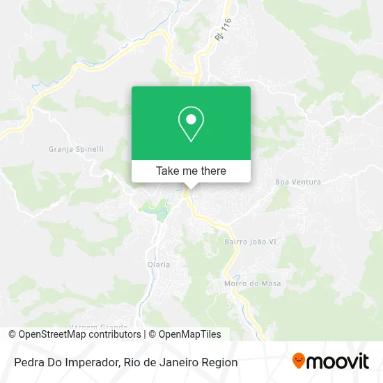 Pedra Do Imperador map