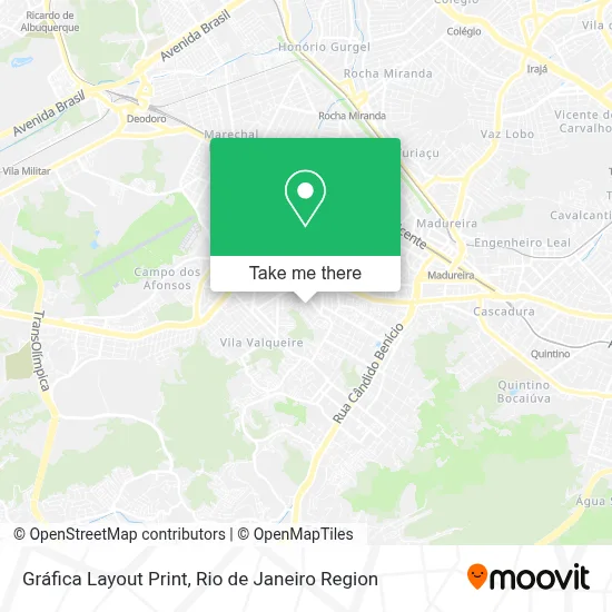 Gráfica Layout Print map