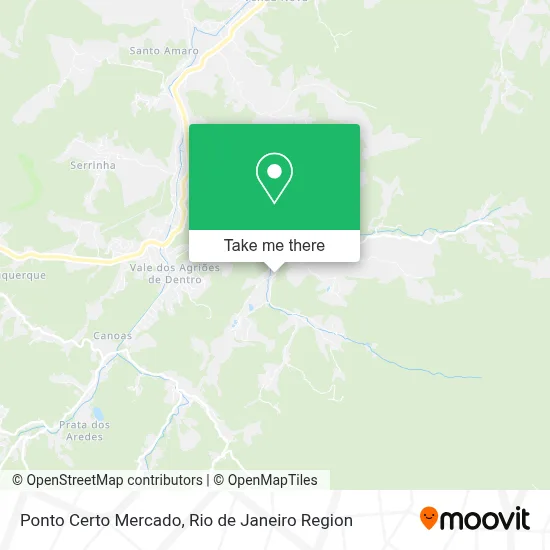 Ponto Certo Mercado map