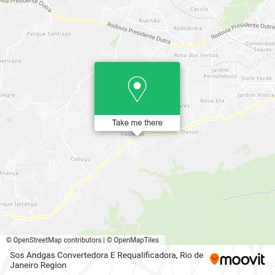 Sos Andgas Convertedora E Requalificadora map