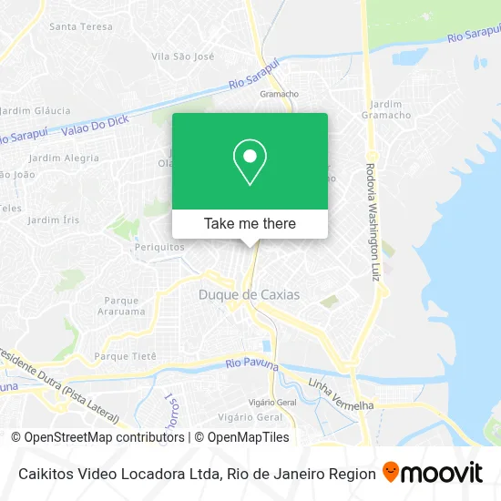 Caikitos Video Locadora Ltda map