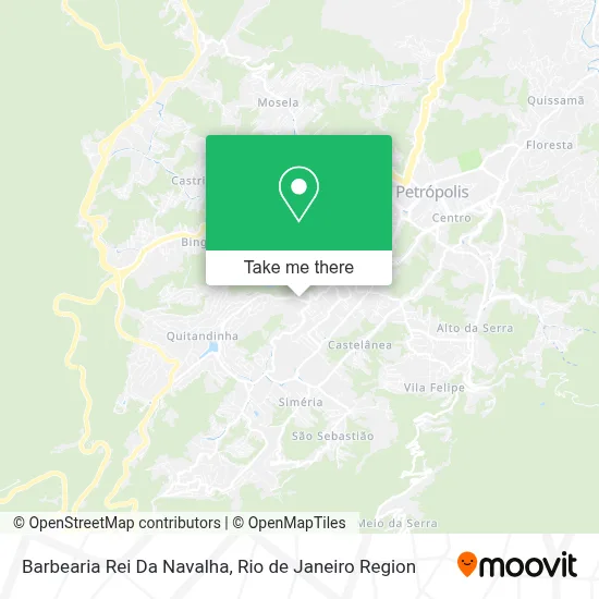 Barbearia Rei Da Navalha map