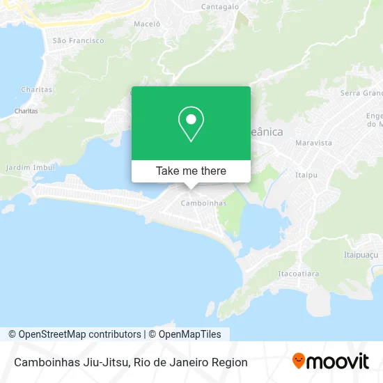 Camboinhas Jiu-Jitsu map