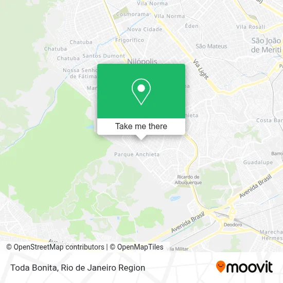 Toda Bonita map
