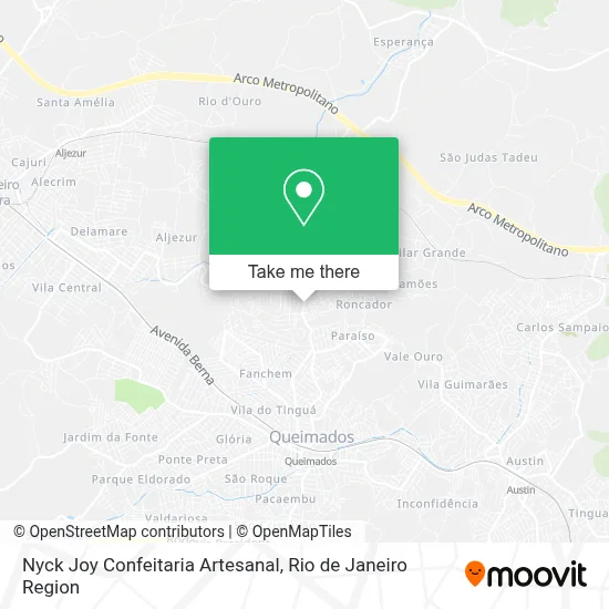 Nyck Joy Confeitaria Artesanal map
