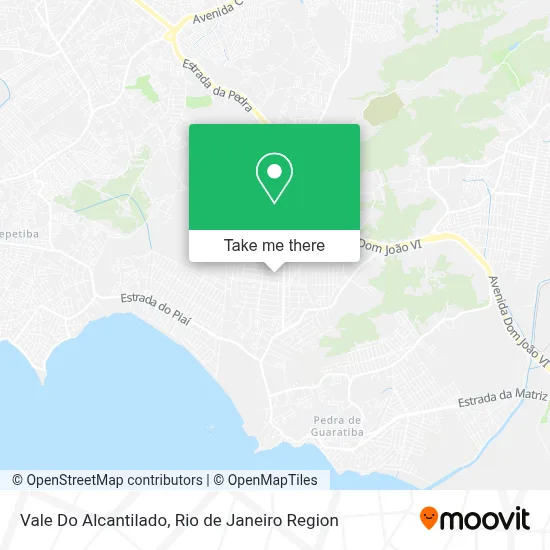 Vale Do Alcantilado map