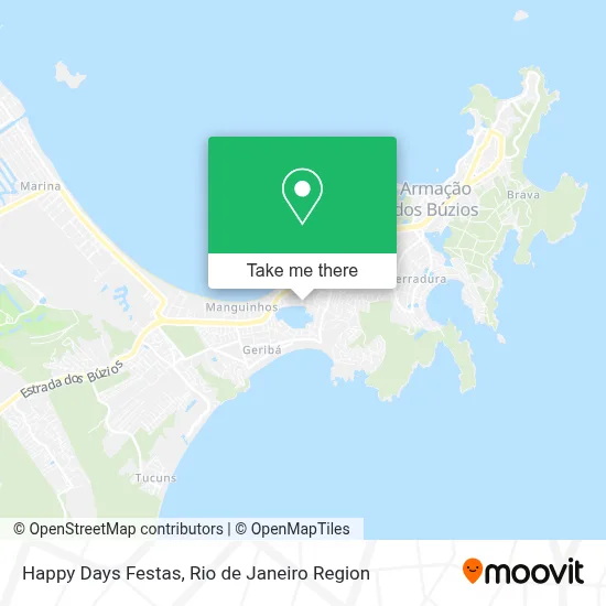 Happy Days Festas map