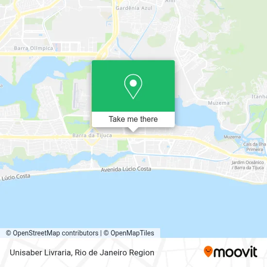 Unisaber Livraria map