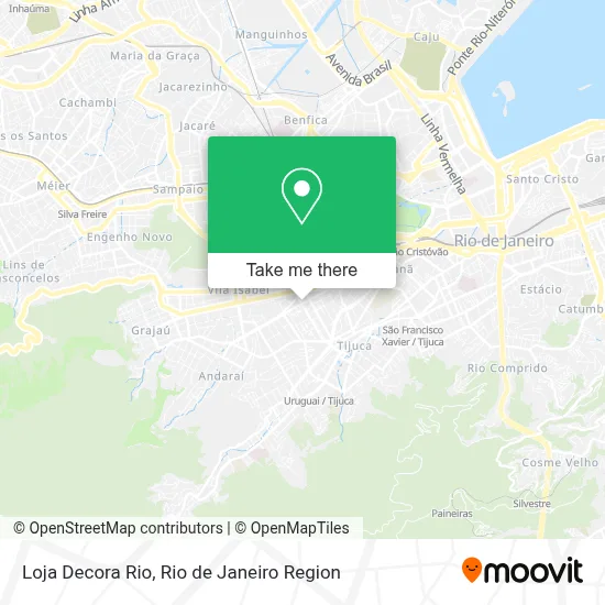 Loja Decora Rio map
