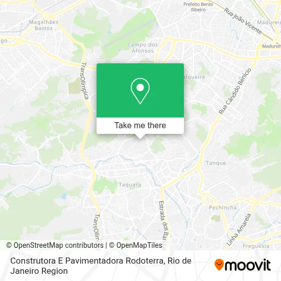 Construtora E Pavimentadora Rodoterra map