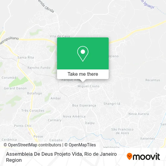 Assembleia De Deus Projeto Vida map