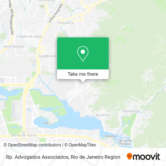 Rp. Advogados Associados map