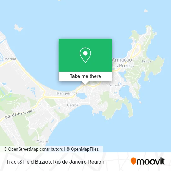 Track&Field Búzios map
