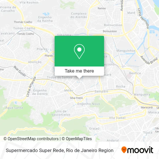 Supermercado Super Rede map