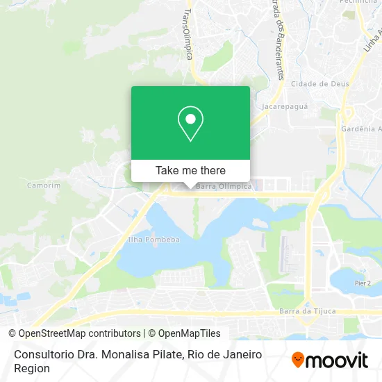 Consultorio Dra. Monalisa Pilate map