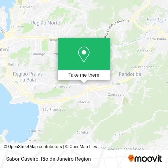 Sabor Caseiro map