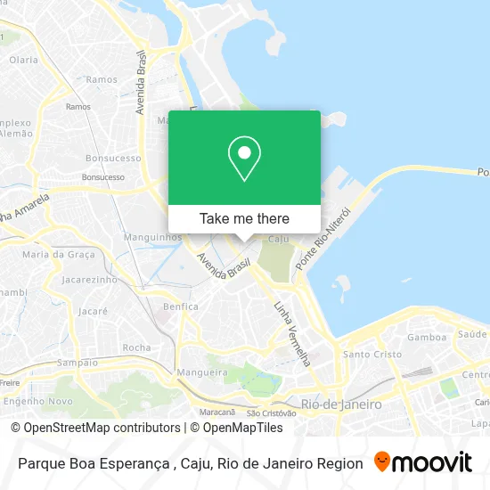 Parque Boa Esperança , Caju map