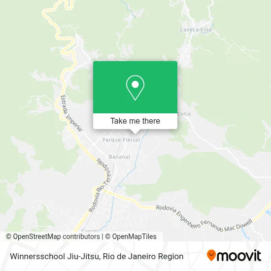 Winnersschool Jiu-Jitsu map
